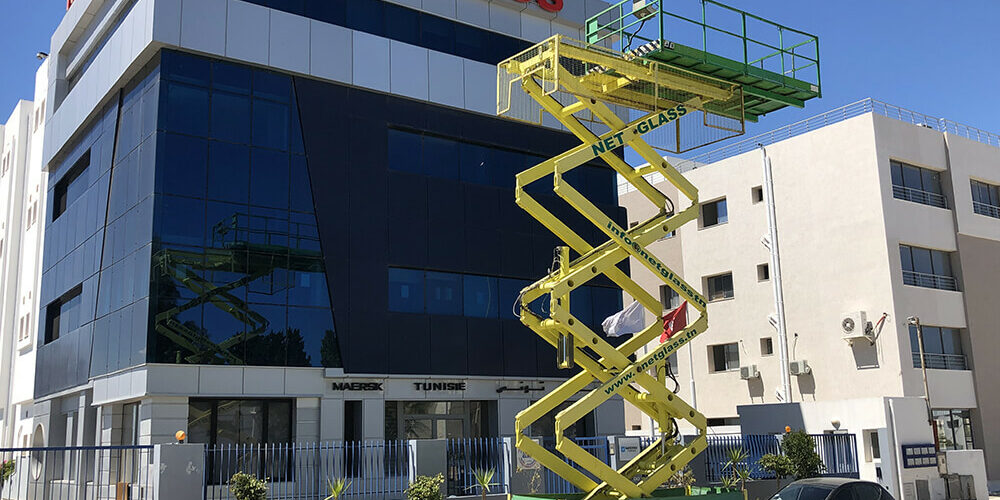 Nacelle à ciseau diesel - 14 mètres