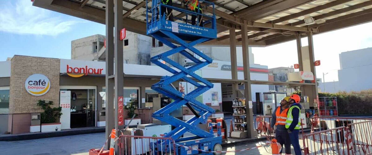 Nacelle à ciseau électrique - 10 mètres