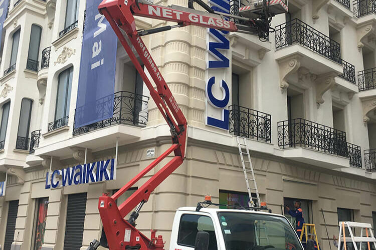 Nacelle sur camion -20 mètres