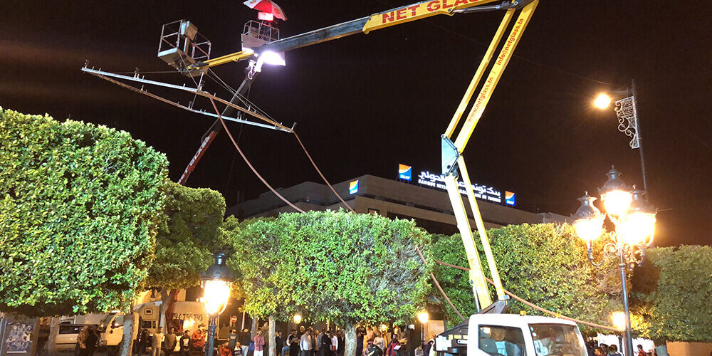 Nacelle sur camion -22 mètres