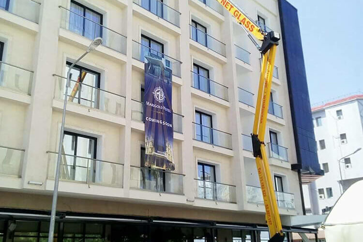 Nacelle sur camion -22 mètres