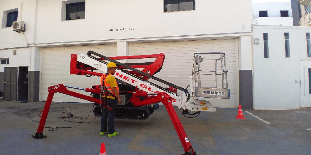 Nacelle sur chenille -18 mètres